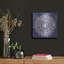 Bungalow Rose «Mandala Delight 2 Navy» par Danhui Nai, art mural en métal-236873479