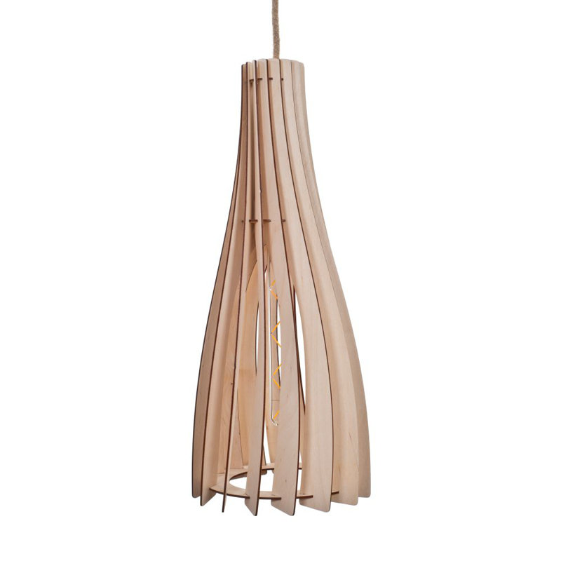 Willoughby 1 - Light Wood Pendant