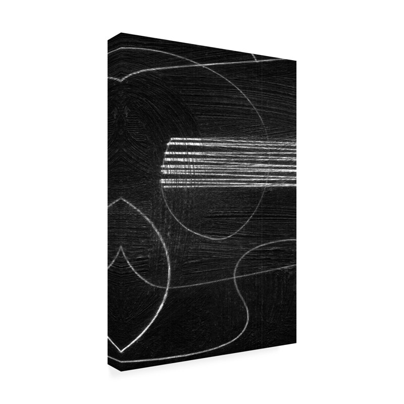 Art sur toile, noir, H 24 po x l 16 po