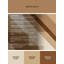 Tapis de couleur unie moderne lavable à la machine en brun - beige-1574272318