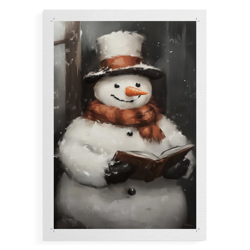 Art des Fêtes de Noël - série 2-CXLI - impression sur toile seulement - NON-CADRE, H 48 po x l 32 po