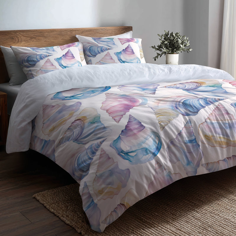 Ensemble de literie à imprimé animal 3 pièces - Ensemble de housse de couette et coussin décoratif