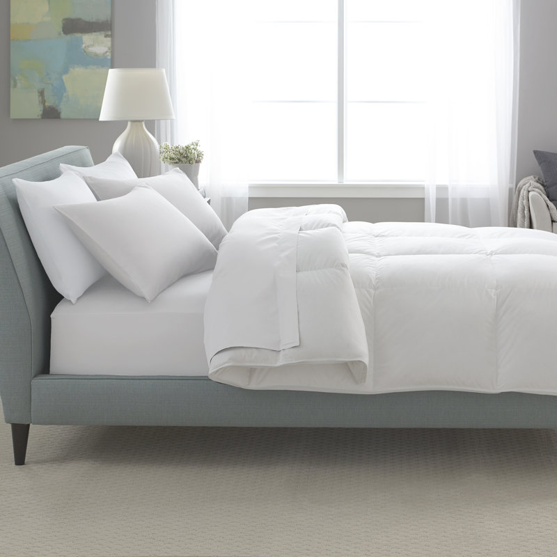 Full White Cotton Down Alternative Bedspread