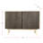 Kiyoto 42.6'' W 2-Door Sideboard in White Washed and Black