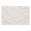 Tapis doré doré à motif géométrique luxueux lavable à la machine Luxury-1860490941