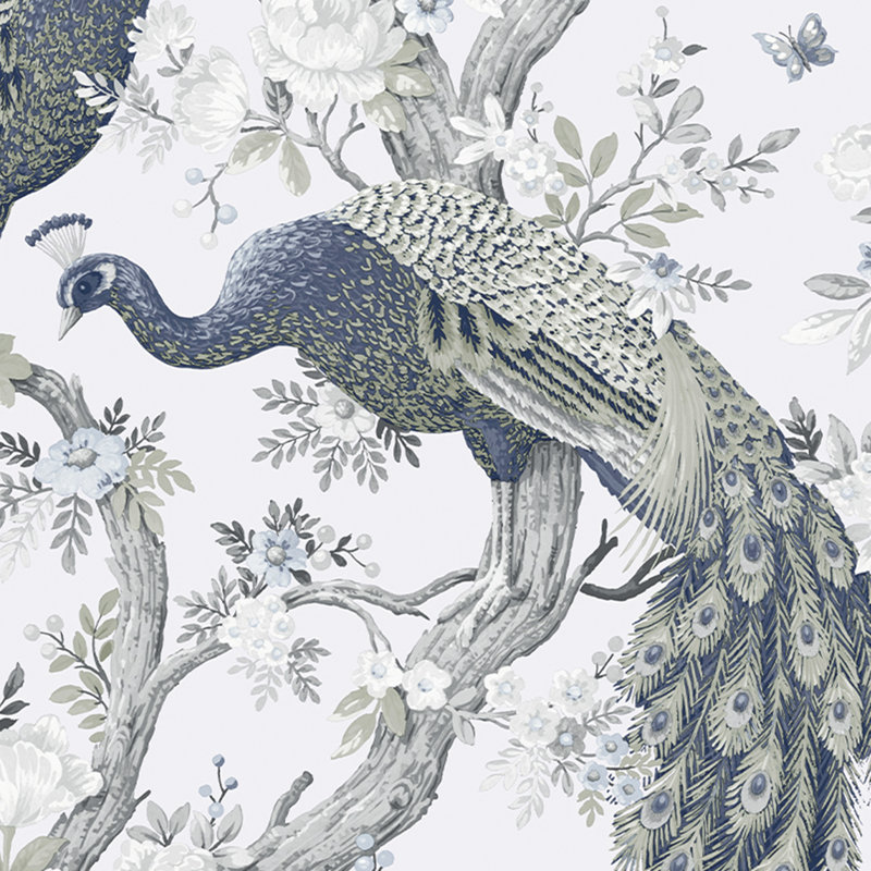 Laura Ashley Belvedere Wallpaper Roll, Midnight