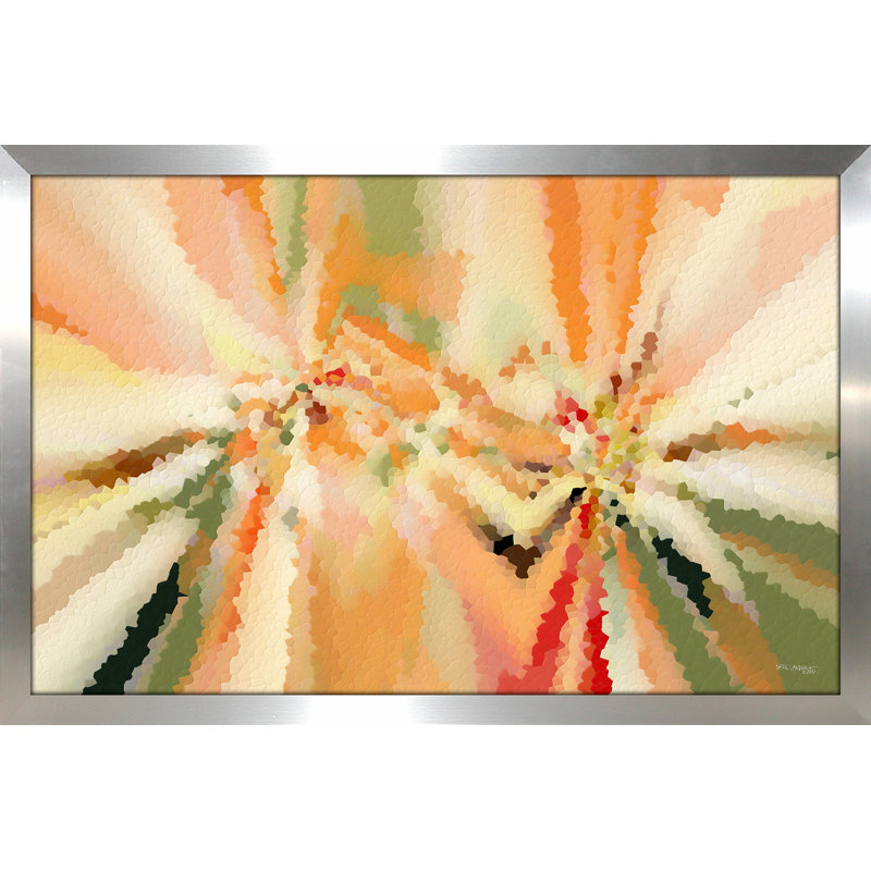 «Autumn Patience», reproduction d'art sur toile encadrée, H 27,5 po x l 39,5 po x P 0,75 po, Encadrement argenté