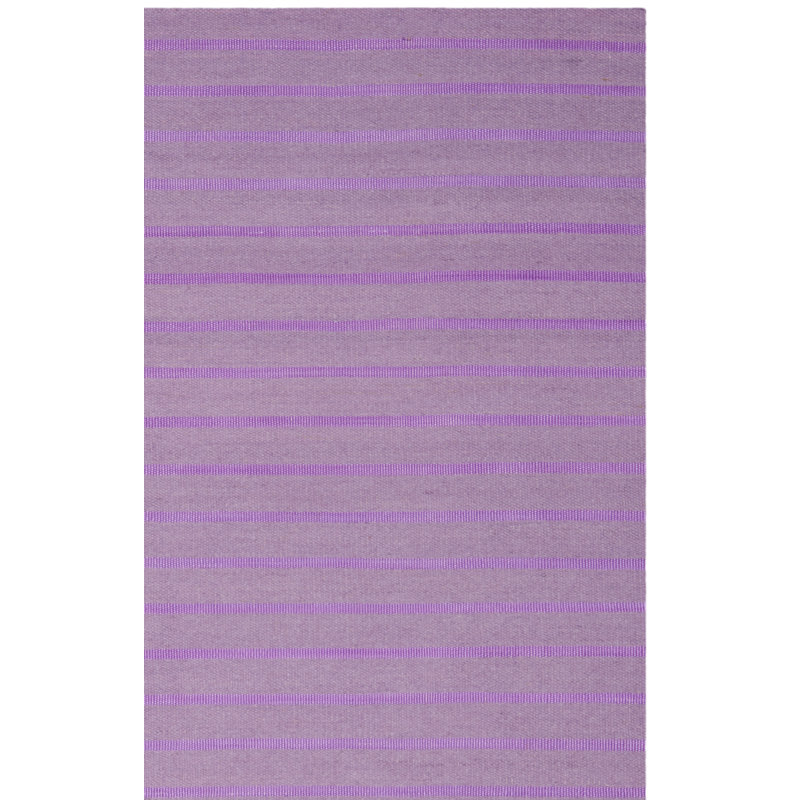 Rodgers Hand Woven Flat Weave Wool Solid Color Rug, Square 6'