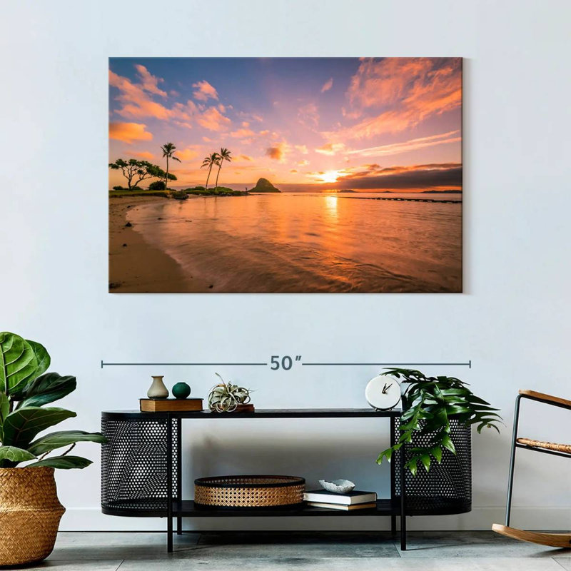 Coucher de soleil tropical Gillard Hawaii, H 32 po x l 48 po