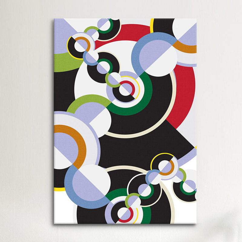 Art moderne sur toile Albree, H 60 po x l 40po x P 1,5 po
