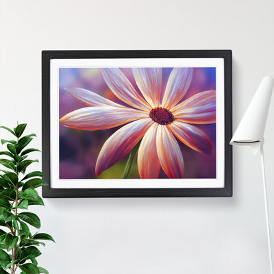 Timeless Daisy Flower 1 Piece Single Picture Frame Wall Art