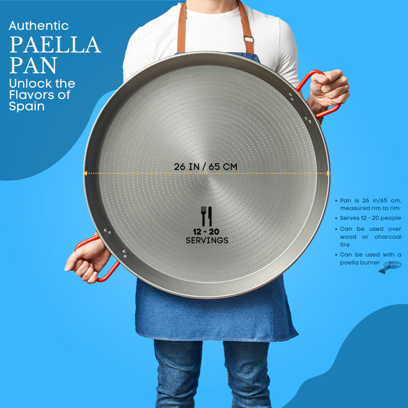 Poêle à paella Garcima, 26 po