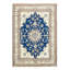 Oriental Area Rug in Light Blue