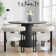 Chealsy 5-Piece Metoyer Round Dining Table Sets