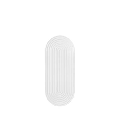 Lyngby Porcelain Tura Oval Serving Dish, White, W: 13.4"