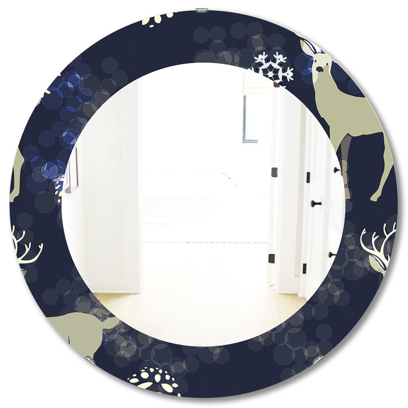 Miroir mural Christmas III, H 31,5 po x l po
