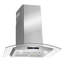Cosmo 30 in. Vista Collection Ducted Wall Mount Range Hood, Touch Controls, LED Lights, Permanent Filters, Stainless Steel 668A Series 