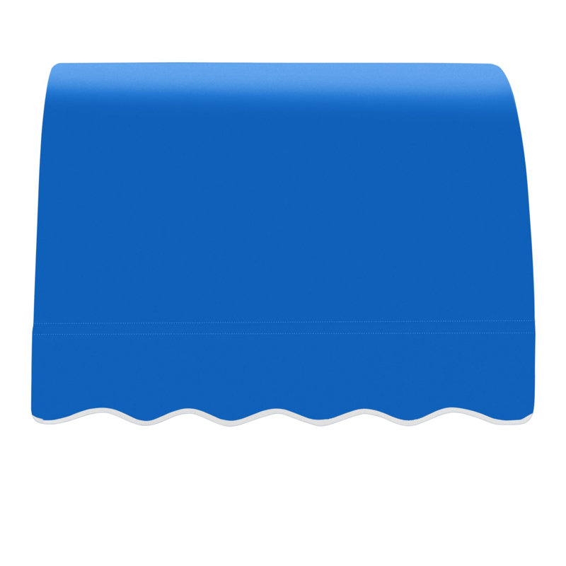Awntech Savannah Acrylic Fabric Fixed Awning, 44" H x 124.5" W x 36" D, Terracotta
