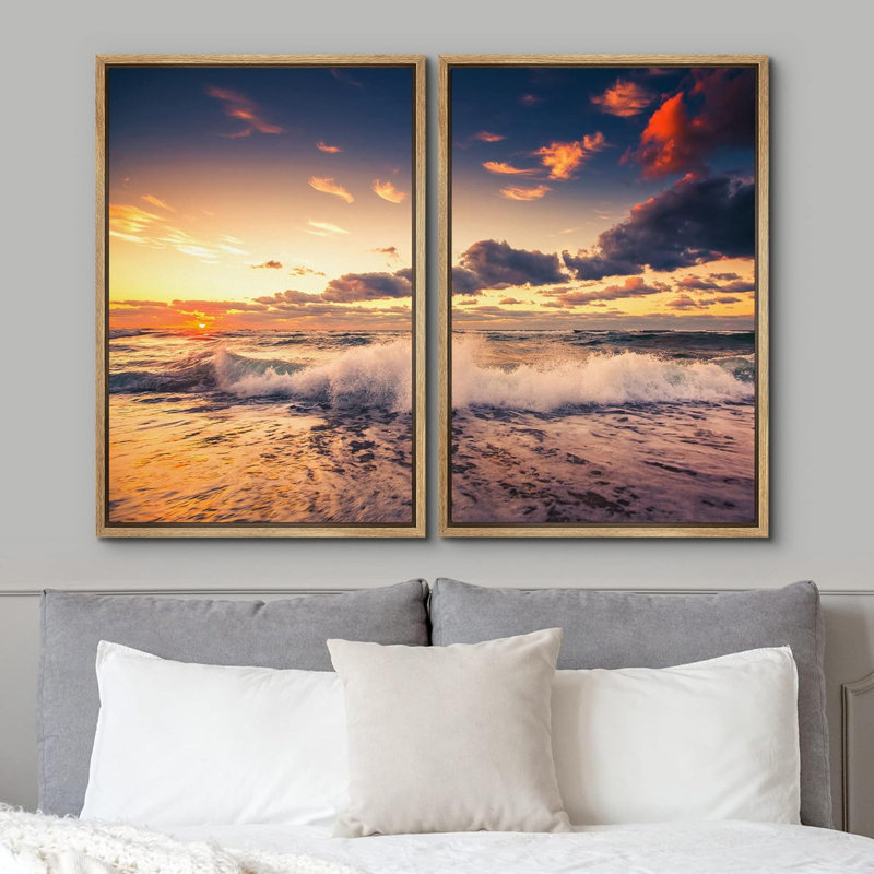 Décoration de photographie de paysage tropical, H 36 po x l 24 po, Naturel