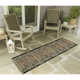 Sesena Striped Machine Made Flatweave  Polypropylene Indoor / Outdoor Area Rug in Black/Yellow/Red