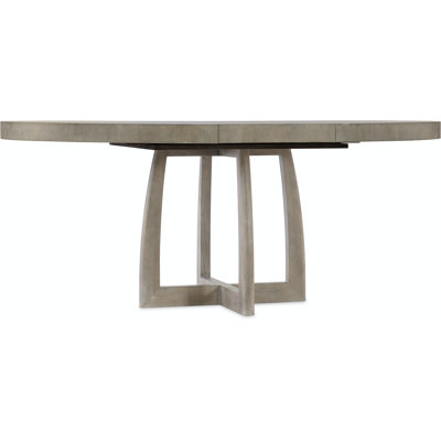 Affinity Extendable Round Solid Wood Dining Table
