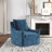 Atlanta Velvet Swivel Armchair-930495422