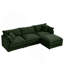 Modular Sectional Sofa With Movable Ottoman, DIY Configurable L-Shaped Couch For Living Room, Cloud-Like Comfort And Chenille Upholstery.-1669987369
