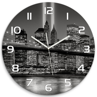 Jimeka Glass Wall Clock