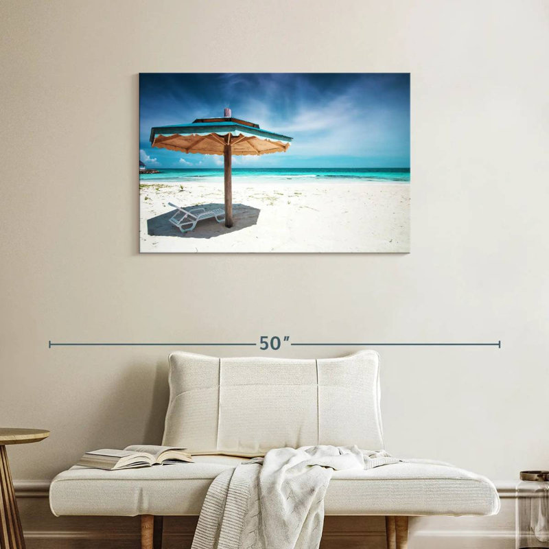 Parasol de plage jamaïcain, H 24 po x l 36 po