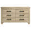 Commode de chambre à 6 tiroirs