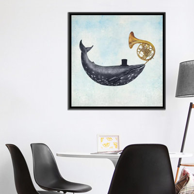« baleinee song », impression sur toile