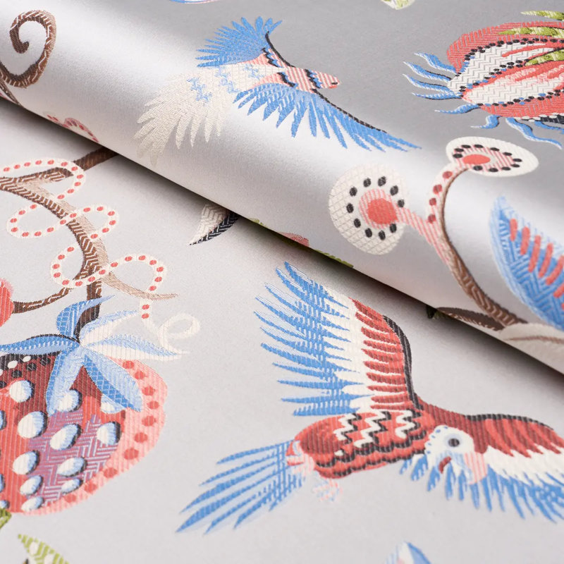 Tissu oiseaux du paradis, Brume