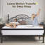 22cm  and 25cm No-Noise Pocket Sprung and Memory Foam Mattress Plush Feeling, Mattress in a Box-112549331-112549332