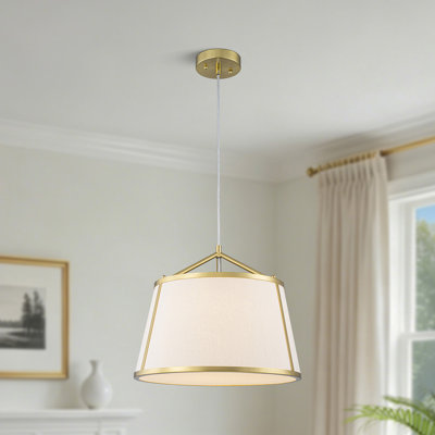 Luminaire suspendu tambour 3 lumières