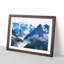 Mountains in Lac Blanc Chamonix - Picture Frame Painting Print-56842225-56842228