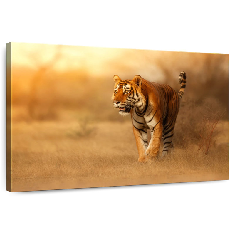 Brampt Hunting Tiger, 32" H x 48" W
