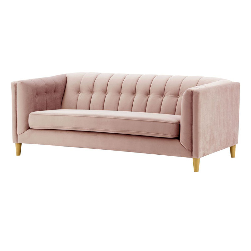 Odina 3 Seater Velvet Sofa, Purple
