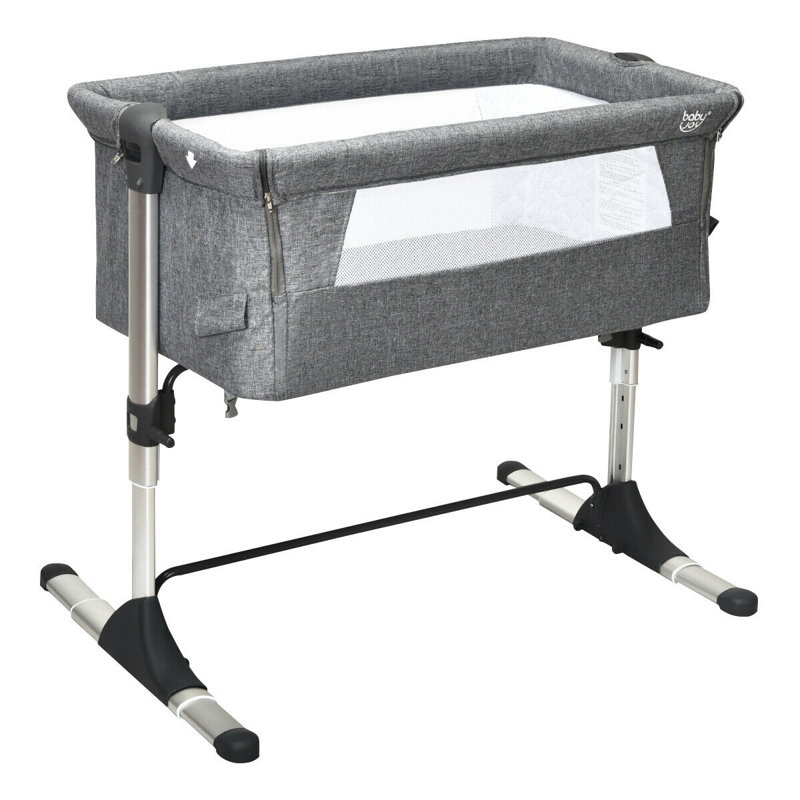 Lariviere Baby Bedside Crib with Mattress