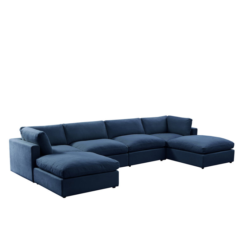 Judith Upholstered U-Shaped Sectional Symmetrical