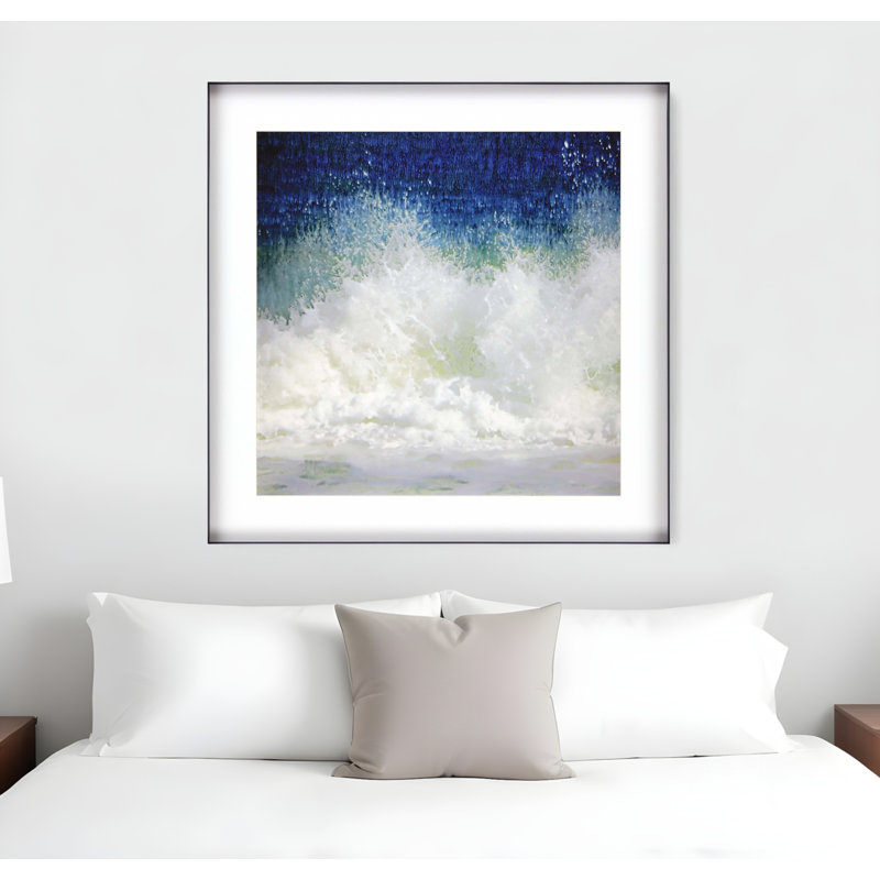 Art mural blanc avec cadre photo