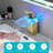 Led Bathroom Sink Faucet, 3 Colors Changing , Hot Cold Water Mixer, Deck Mounted, Single Hole, Waterfall Spout, Brushed Gold One Hole Mounted Water, Finish