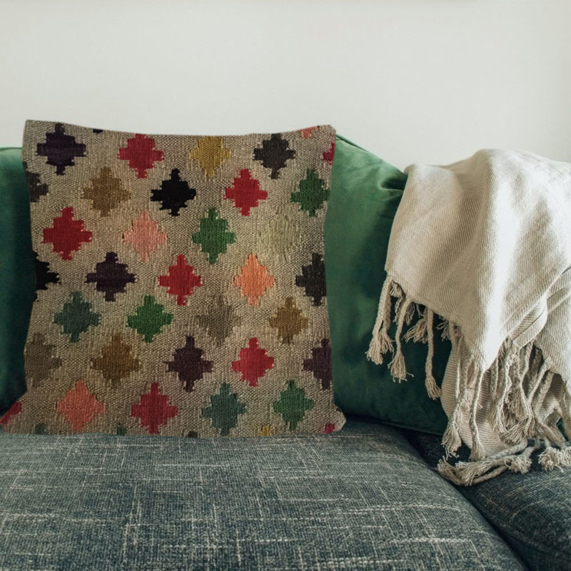 Outdoor Geometric 35Cm Scatter Cushion Cover