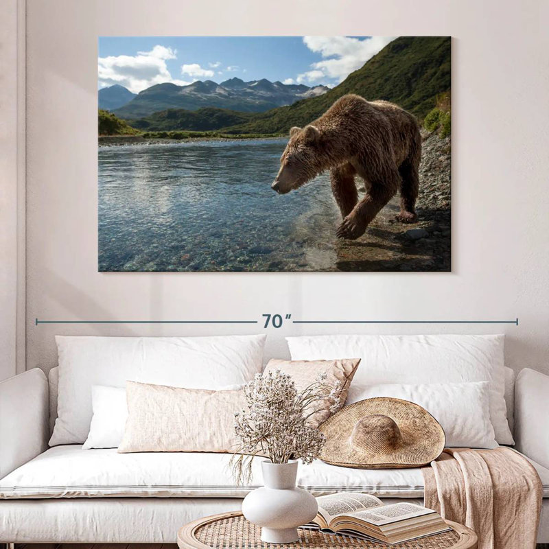 Katmai Brown Bear, 34" H x 51" W