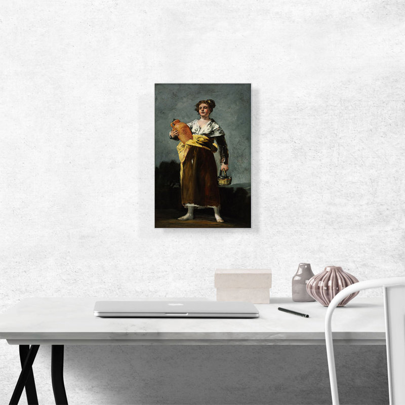 «The Water Carrier» par Francisco Goya, reproduction d'art sur toile tendue, H 18 po x l 12 po x 1,5 po