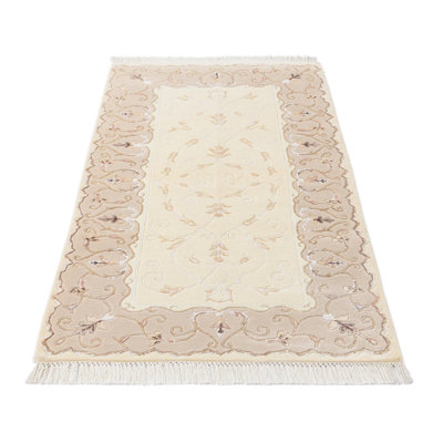 Tapis beige clair Indira