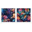Dutil - Ensemble de 2 collages carrés botaniques abstraits-101843890-101843892