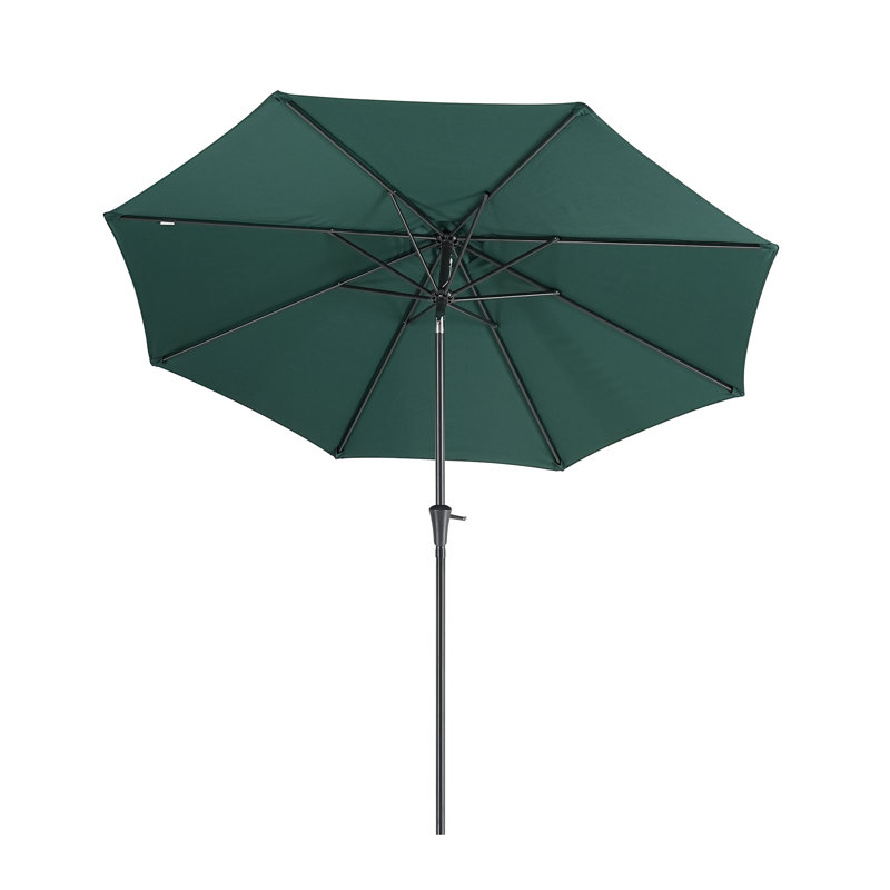 Parasol de marché 108 po Ruel, Vert, 9 pi