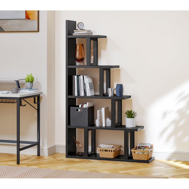 160cm H x 102cm W Bookcase, Black