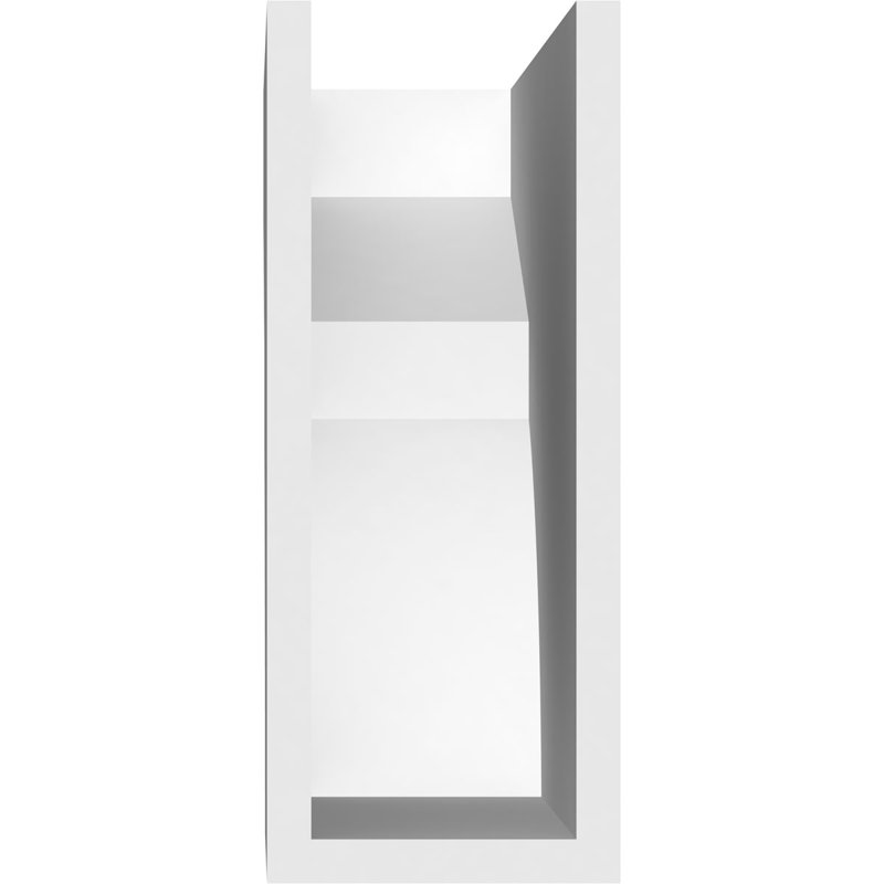 4"W x 10"H x 16"L Standard Monterey Architectural Grade PVC Rafter Tail, 10"H x 4"W x 16"D