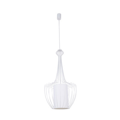 Bradt 1 - Light White Geometric Pendant